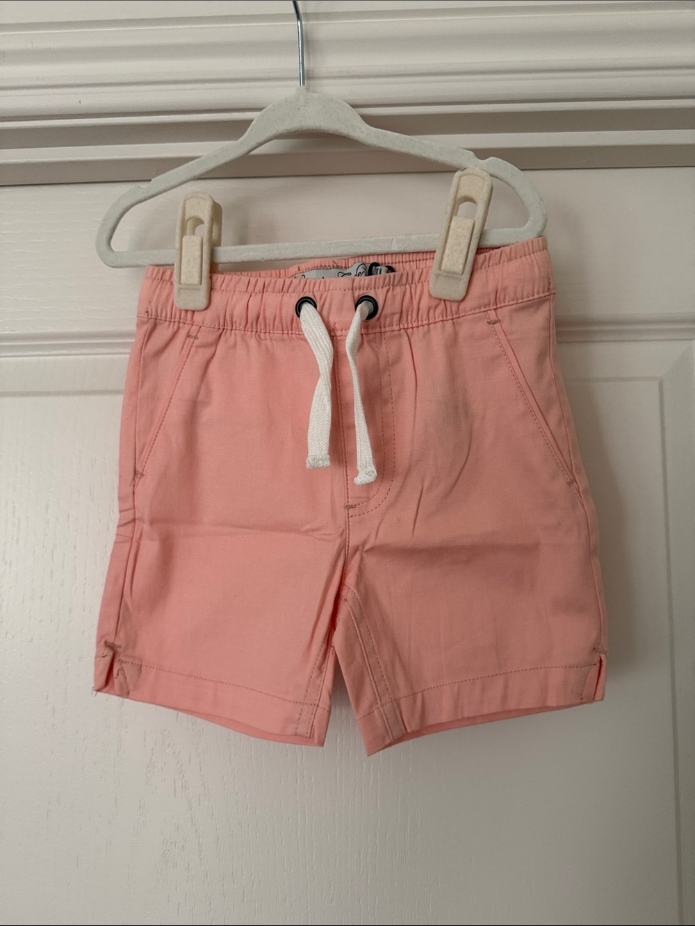 Kids Salmon Drawstring Shorts